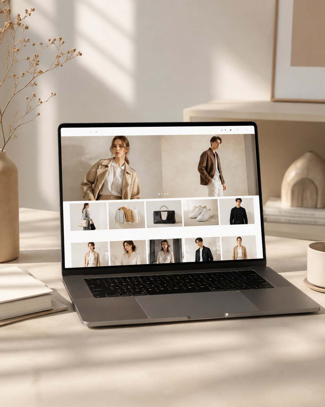 Minh hoạ website và ứng dụng quản trị DoDoFashion